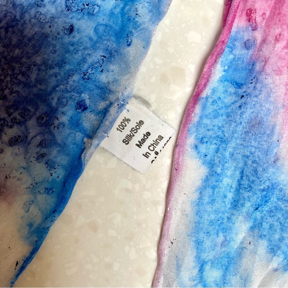 Watercolour SILK hand painted artisan gem - Picture 3 of 10